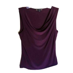 Stretchy flowy cowl neck